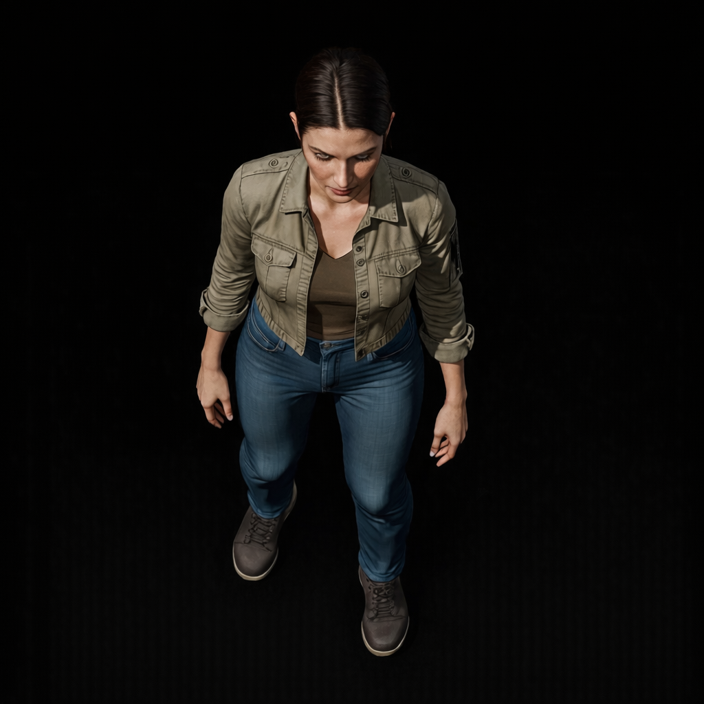Example output from Female Portrait to Token 4