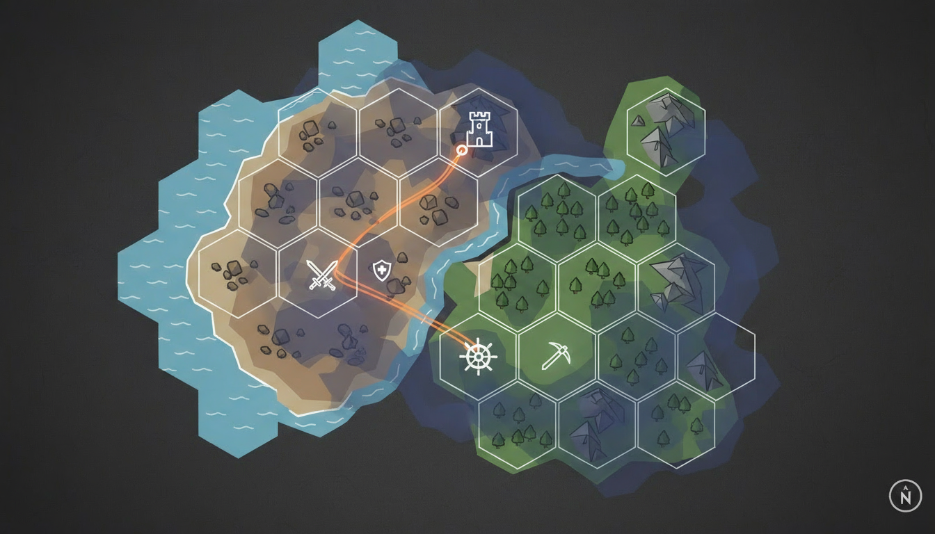 Game environment art concept